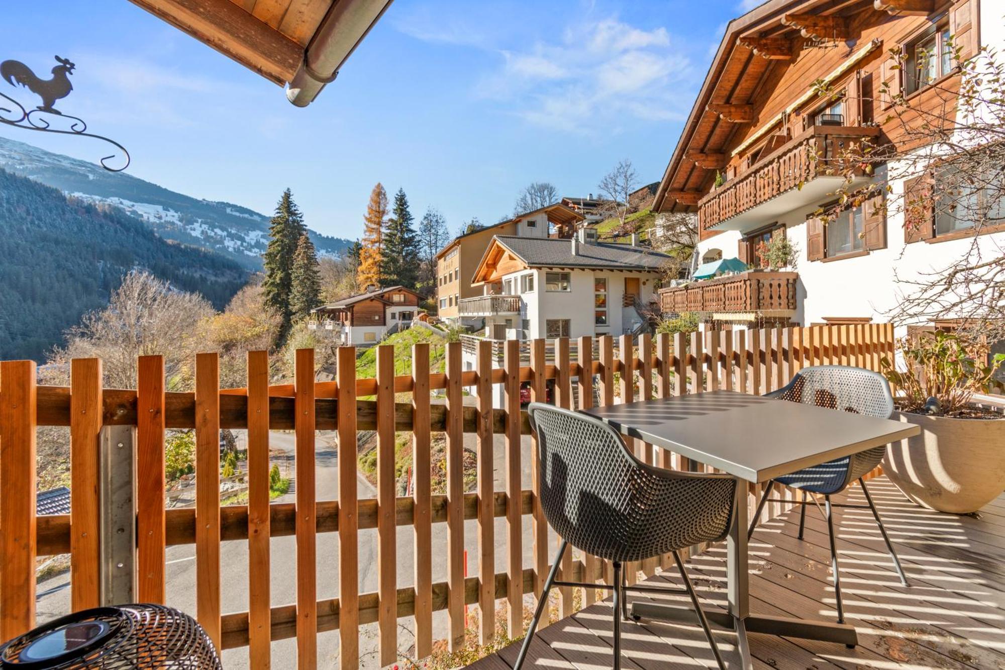 Gemuetliches Chalet Mit Privater Sauna Und Schoener Aussicht Küblis Eksteriør bilde