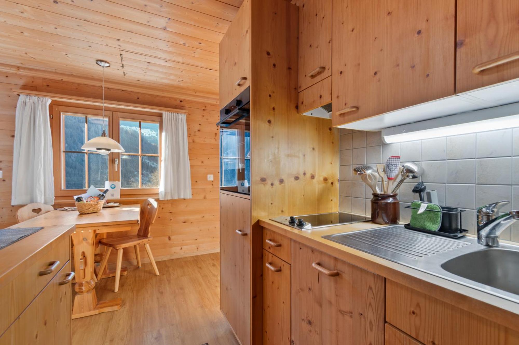 Gemuetliches Chalet Mit Privater Sauna Und Schoener Aussicht Küblis Eksteriør bilde