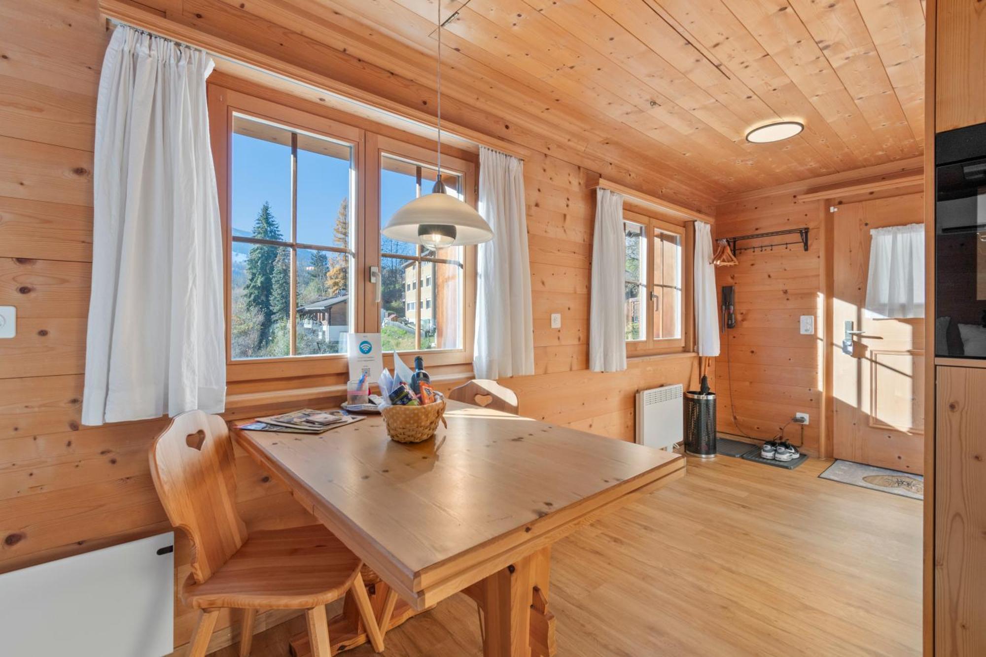 Gemuetliches Chalet Mit Privater Sauna Und Schoener Aussicht Küblis Eksteriør bilde